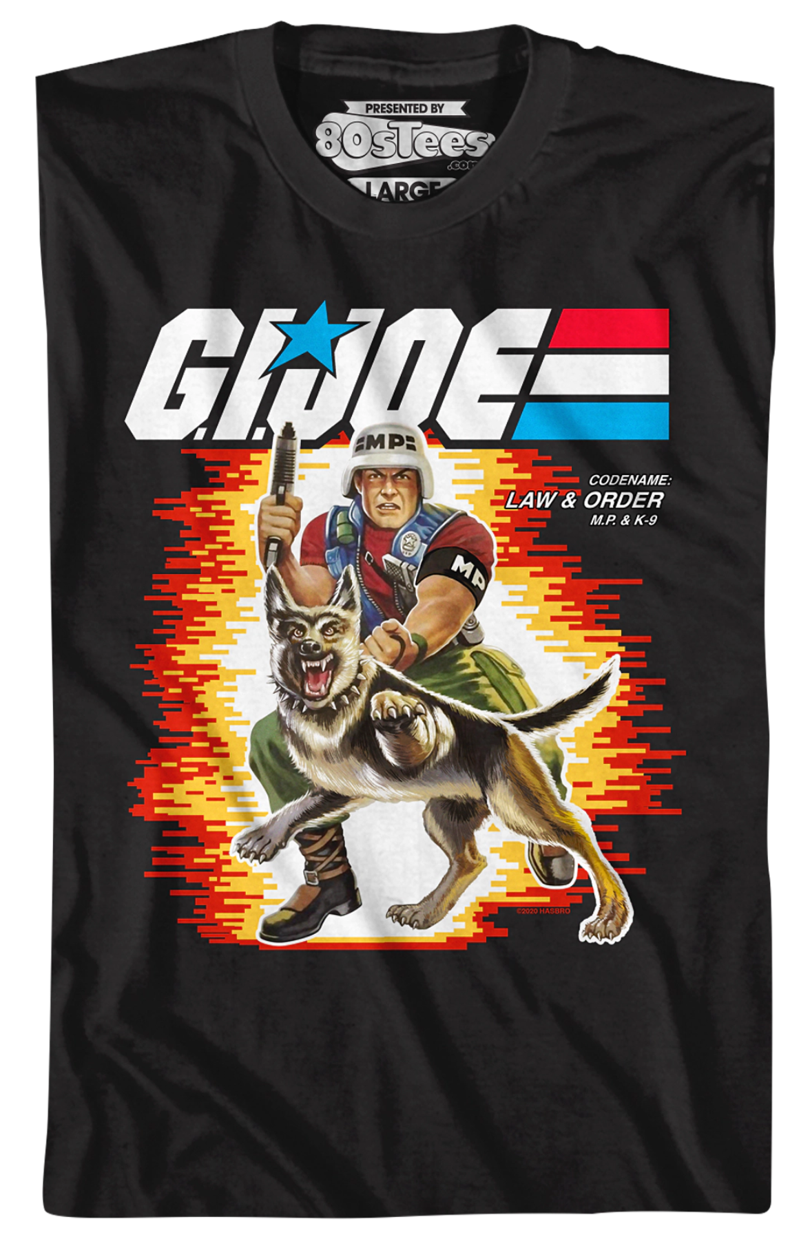Box Art Law and Order GI Joe T-Shirt