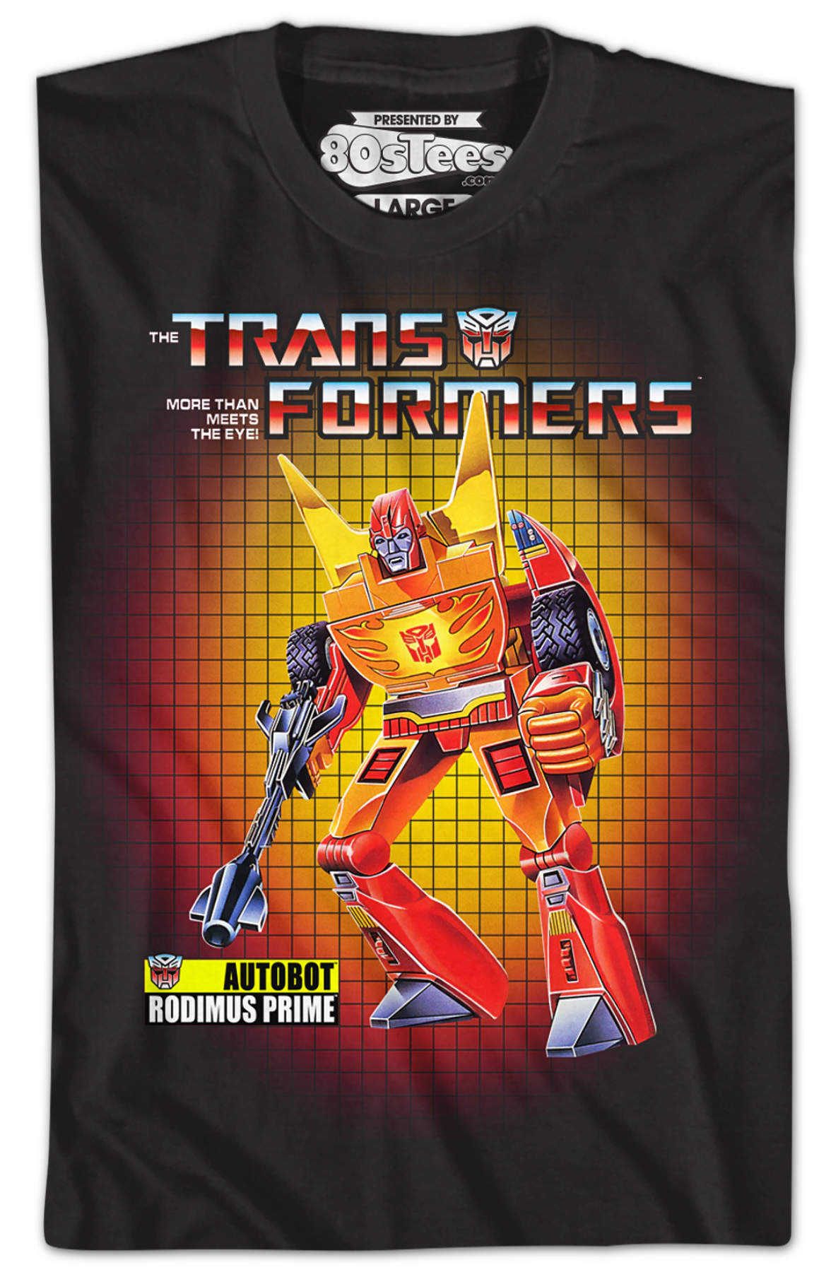 Box Art Rodimus Prime Transformers T-Shirt