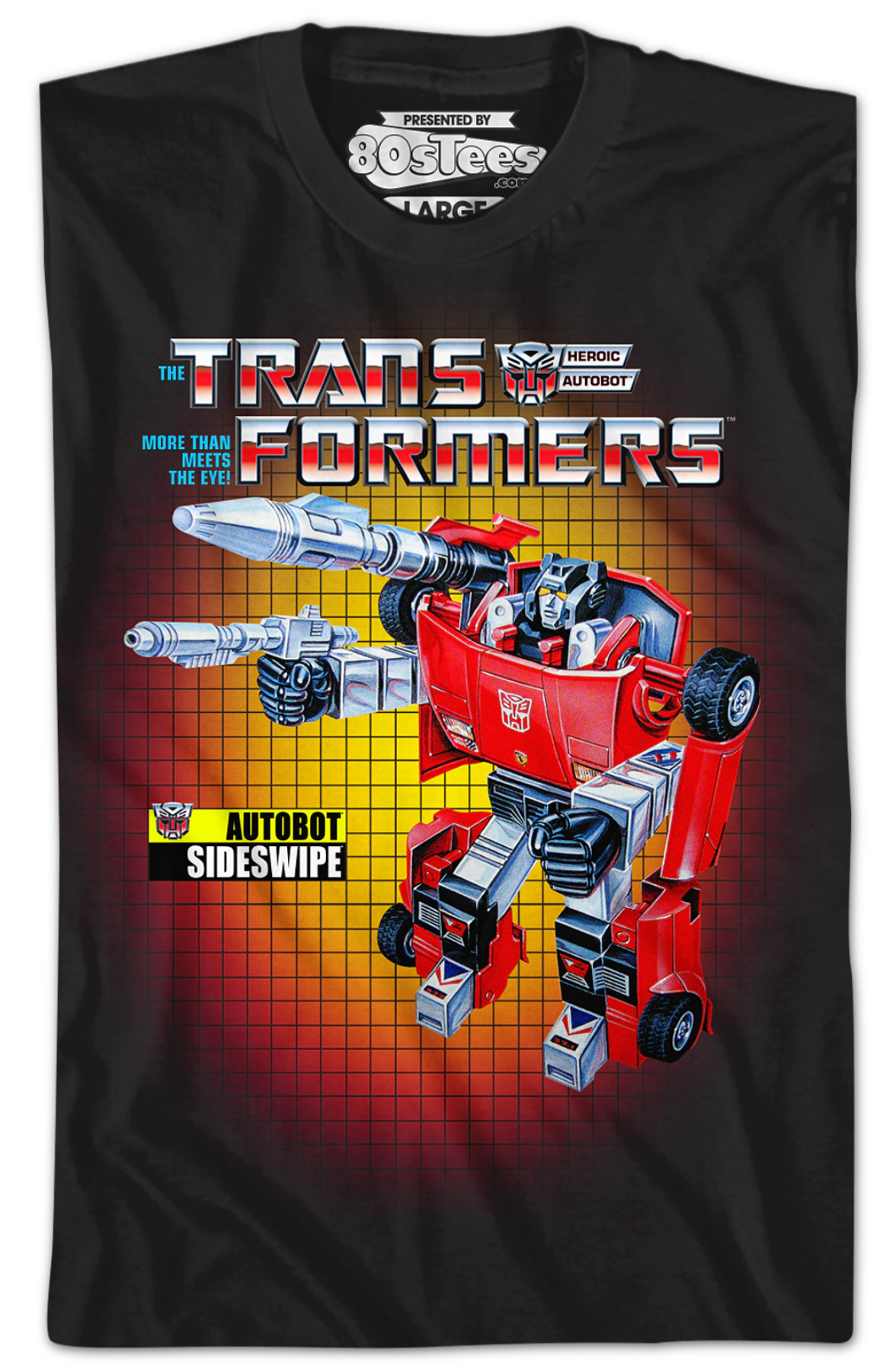 Box Art Sideswipe Transformers T-Shirt