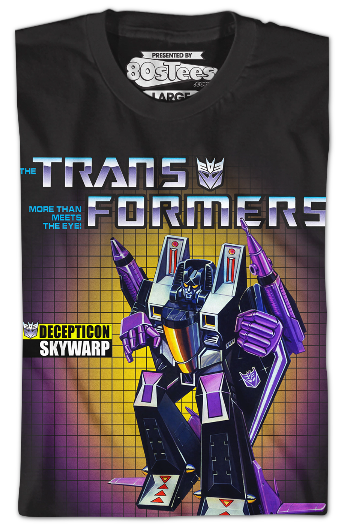 Box Art Skywarp Transformers T-Shirt