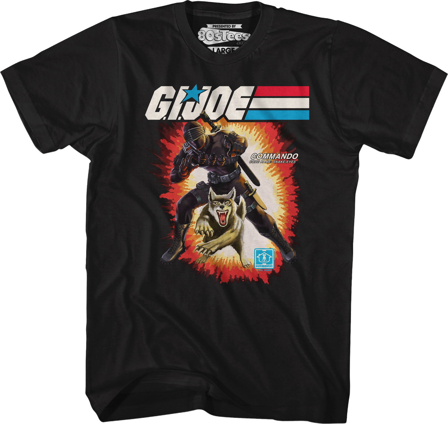 Box Art Snake Eyes Version 2 GI Joe T-Shirt