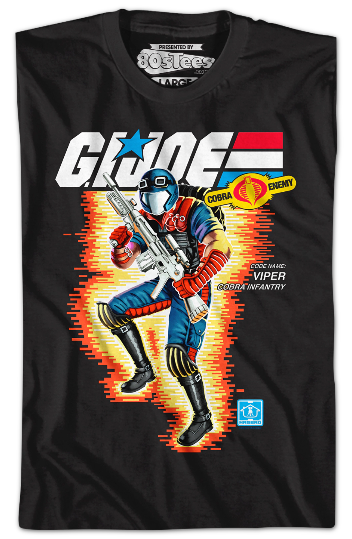 Box Art Viper GI Joe T-Shirt