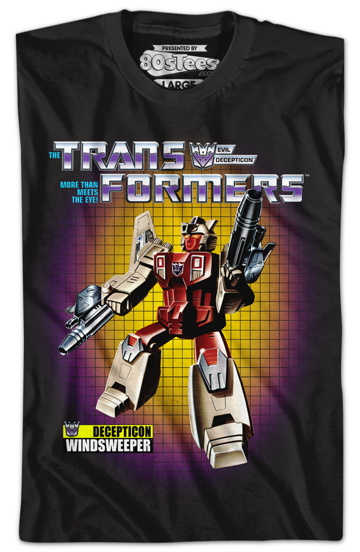 Box Art Windsweeper Transformers T-Shirt