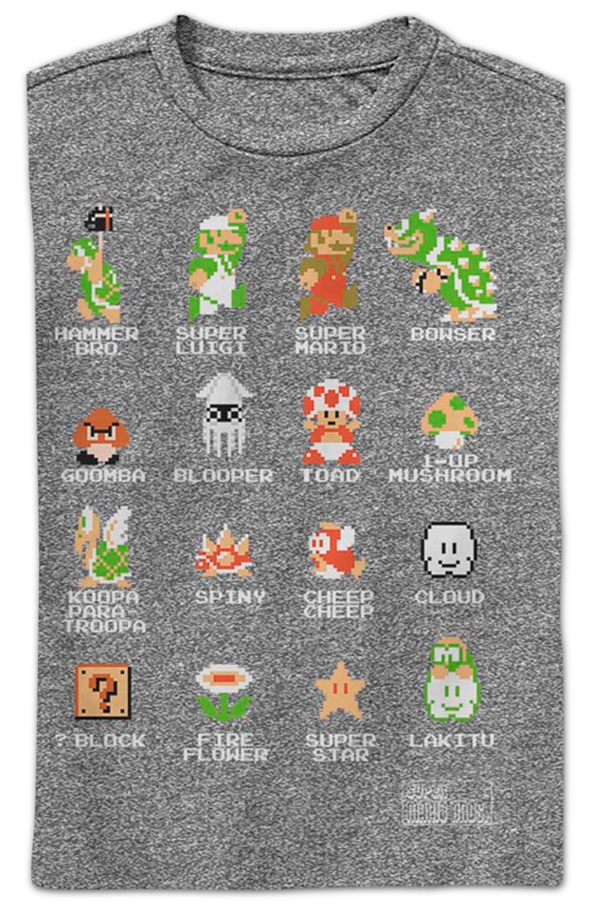 Boys Youth Cast of Super Mario Bros. Shirt