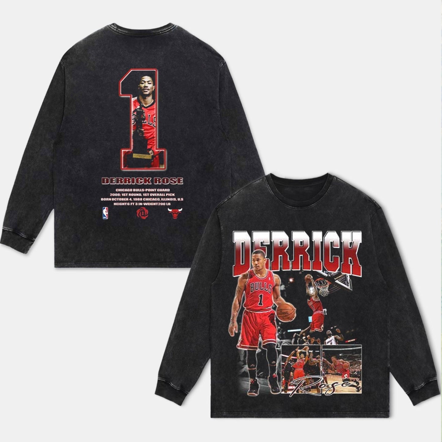 DERRICK ROSE TEE 2.0 Style002