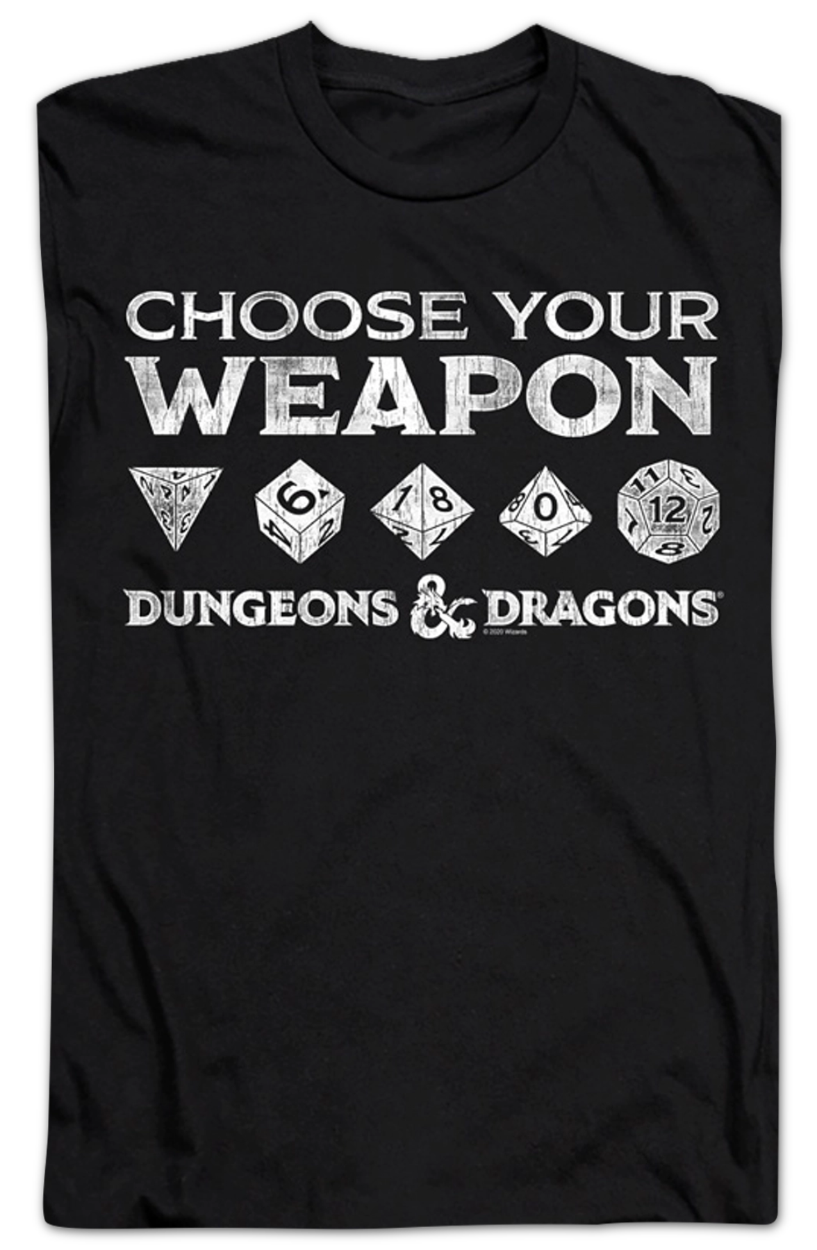 Choose Your Weapon Dungeons & Dragons T-Shirt