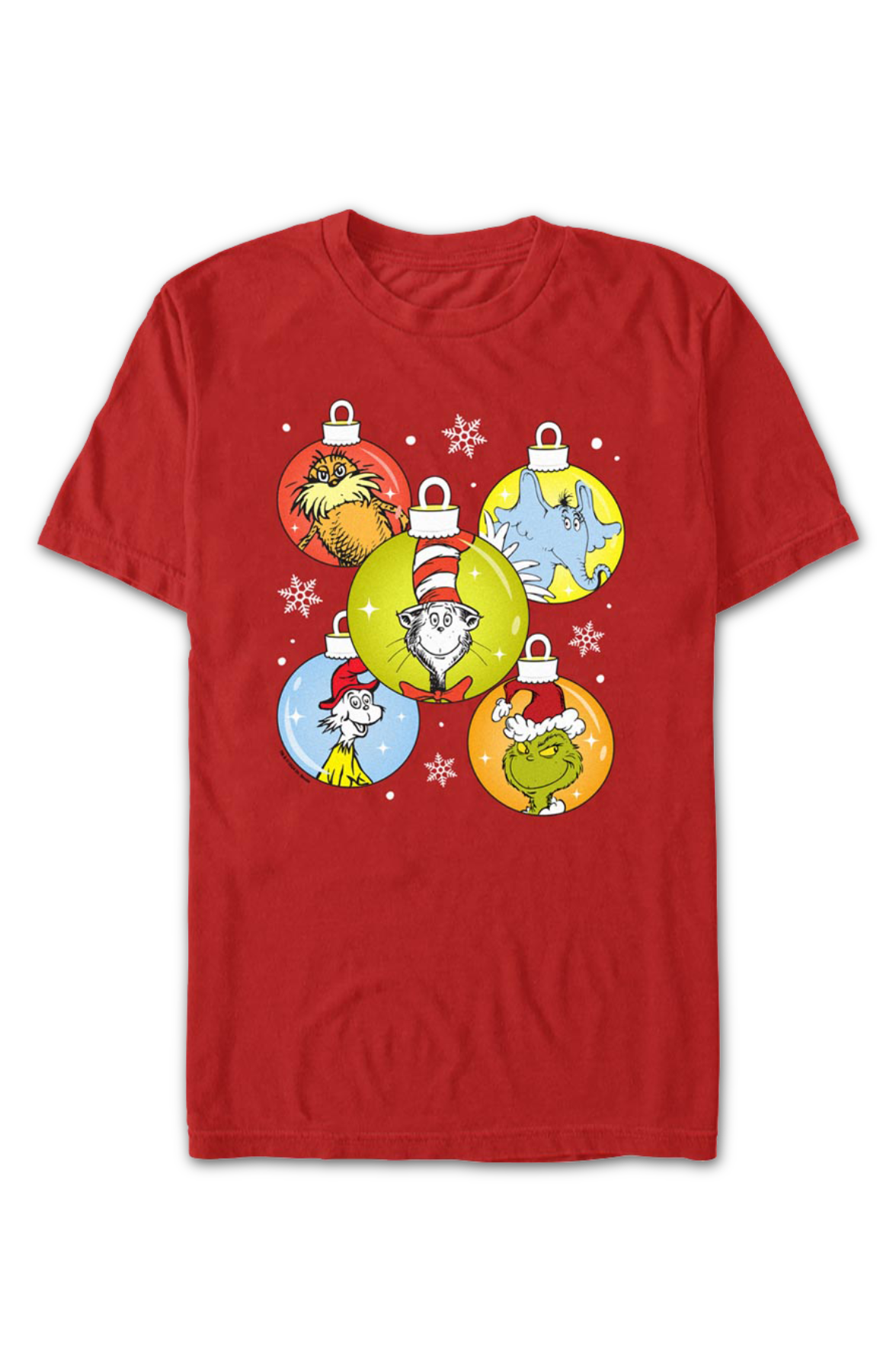 Christmas Ornaments Dr. Seuss T-Shirt
