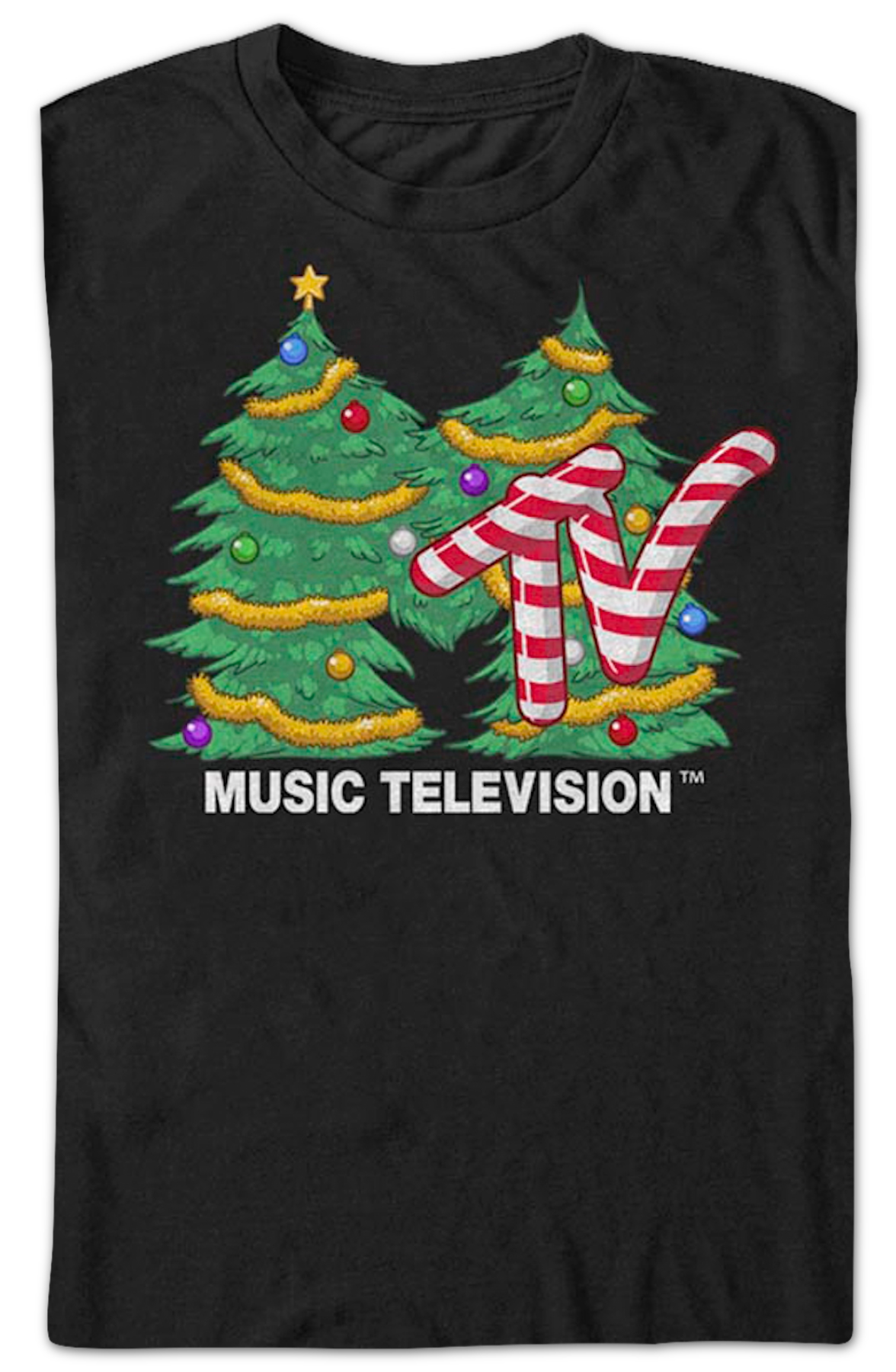 Christmas Tree Logo MTV T-Shirt