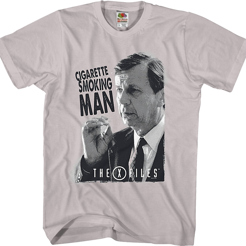 Cigarette Smoking Man X-Files T-Shirt