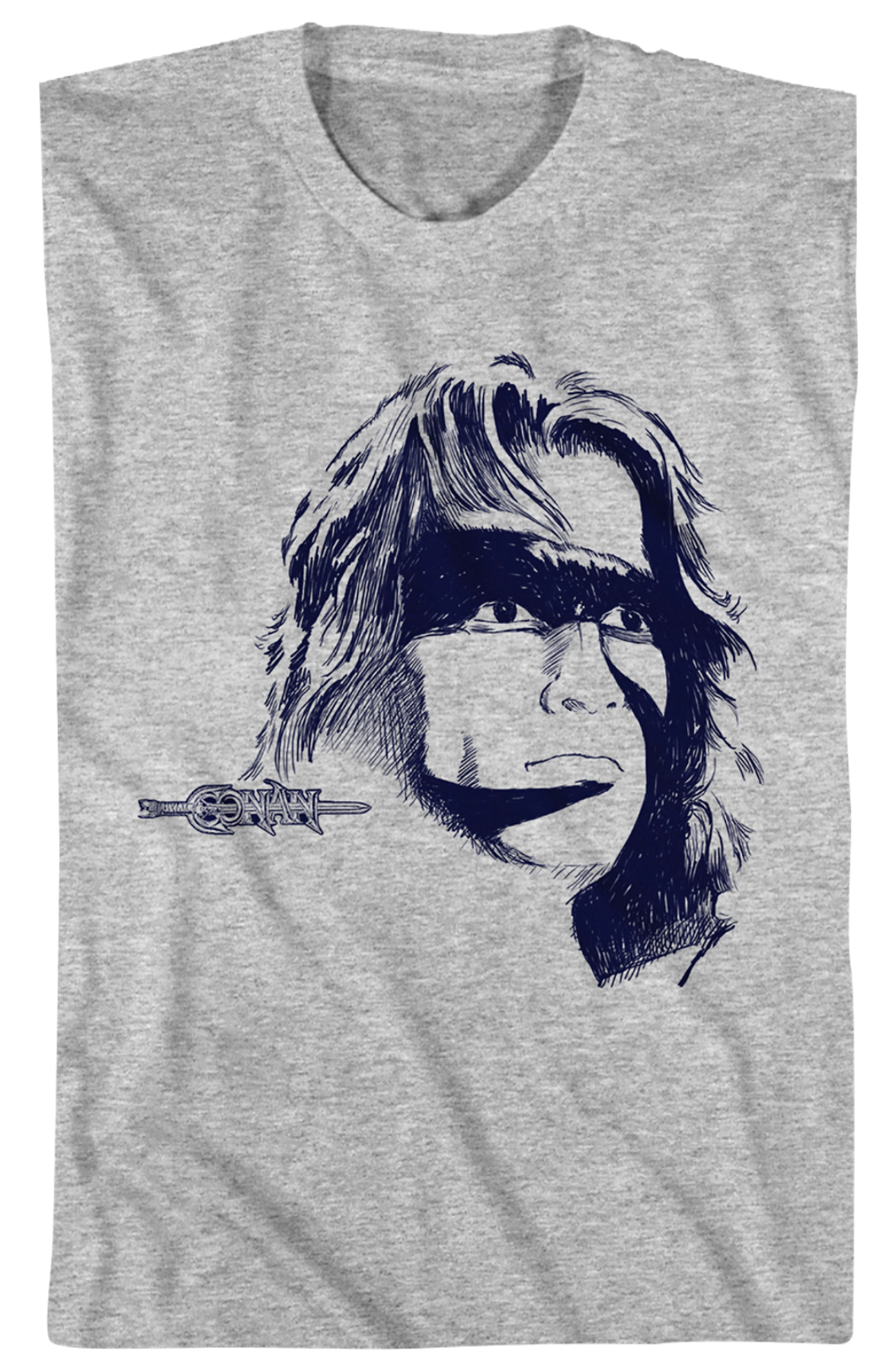 Cimmerian Sketch Conan The Barbarian T-Shirt