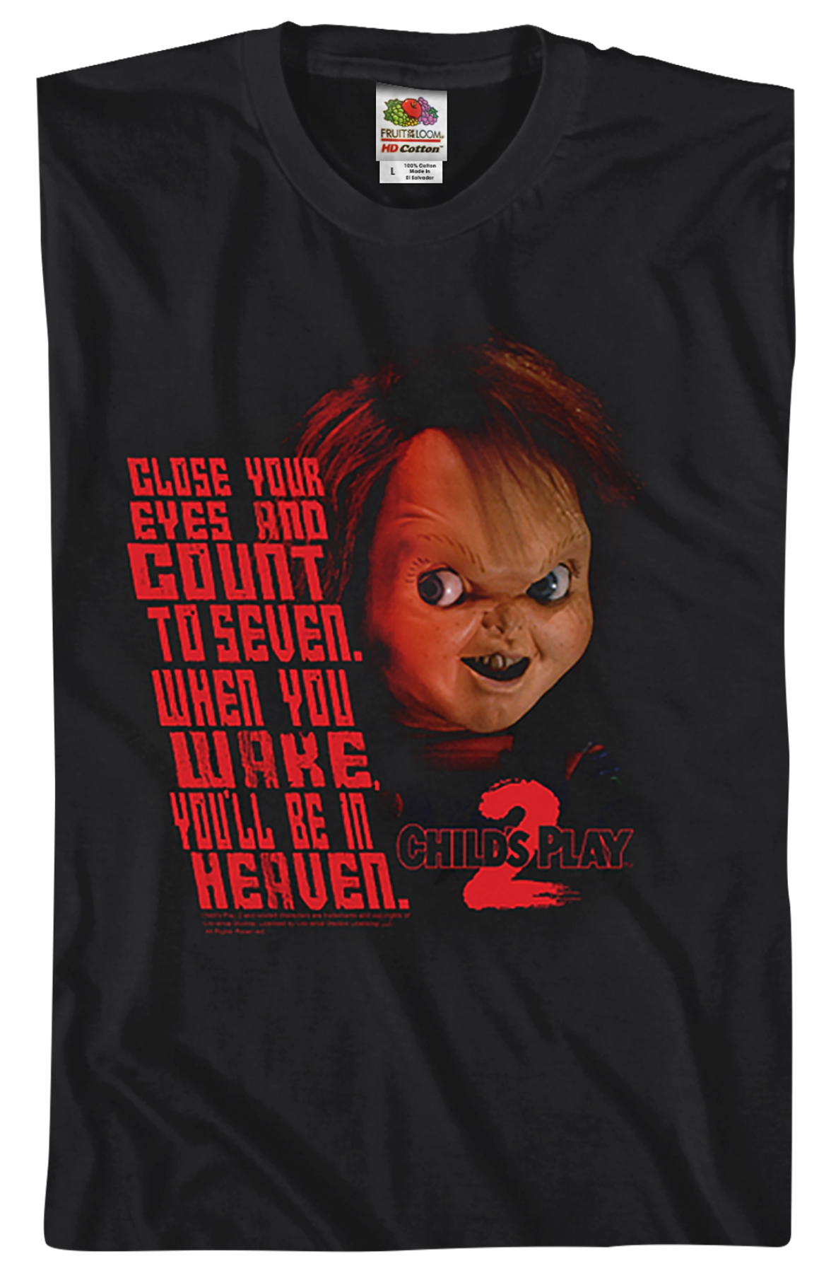 Close Your Eyes Child's Play 2 T-Shirt