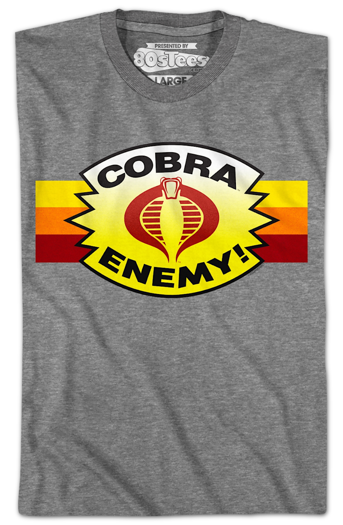 Cobra Enemy Stripes GI Joe T-Shirt
