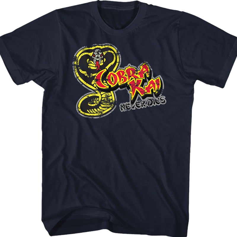 Cobra Kai Never Dies Karate Kid T-Shirt