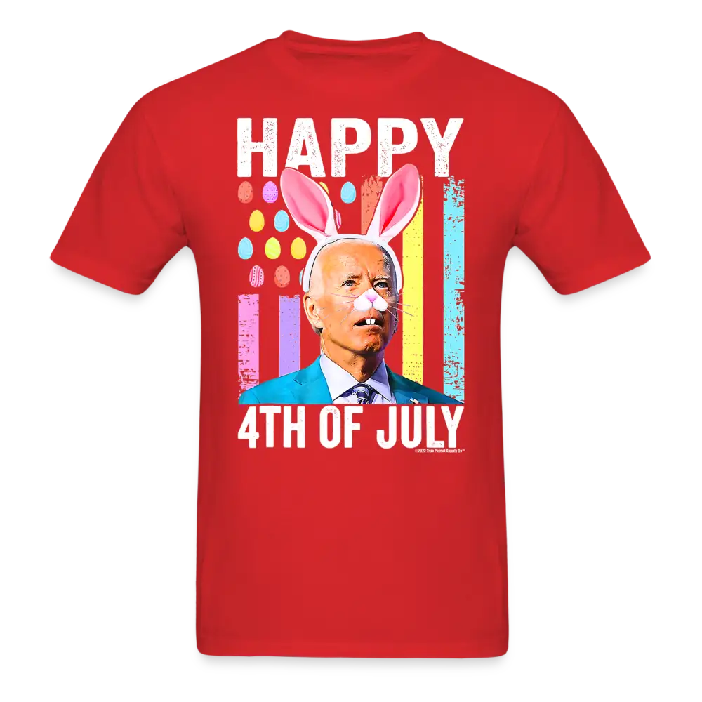 Confused Biden Happy 4th of July Easter T-Shirt