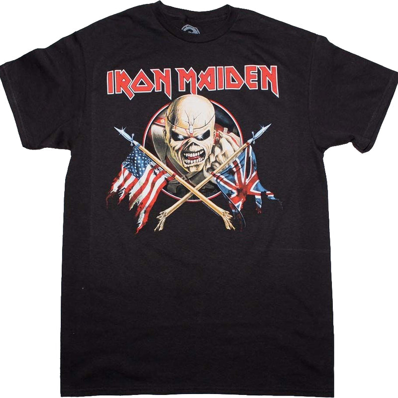 Crossed Flags Iron Maiden T-Shirt