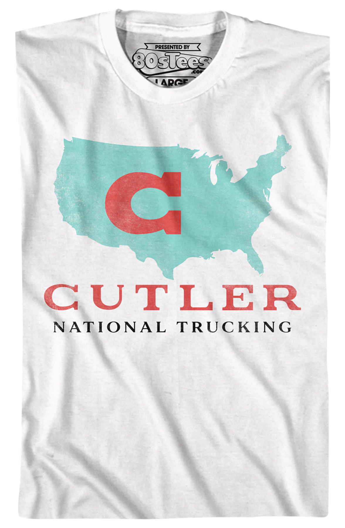 Cutler National Trucking Logo Over The Top T-Shirt