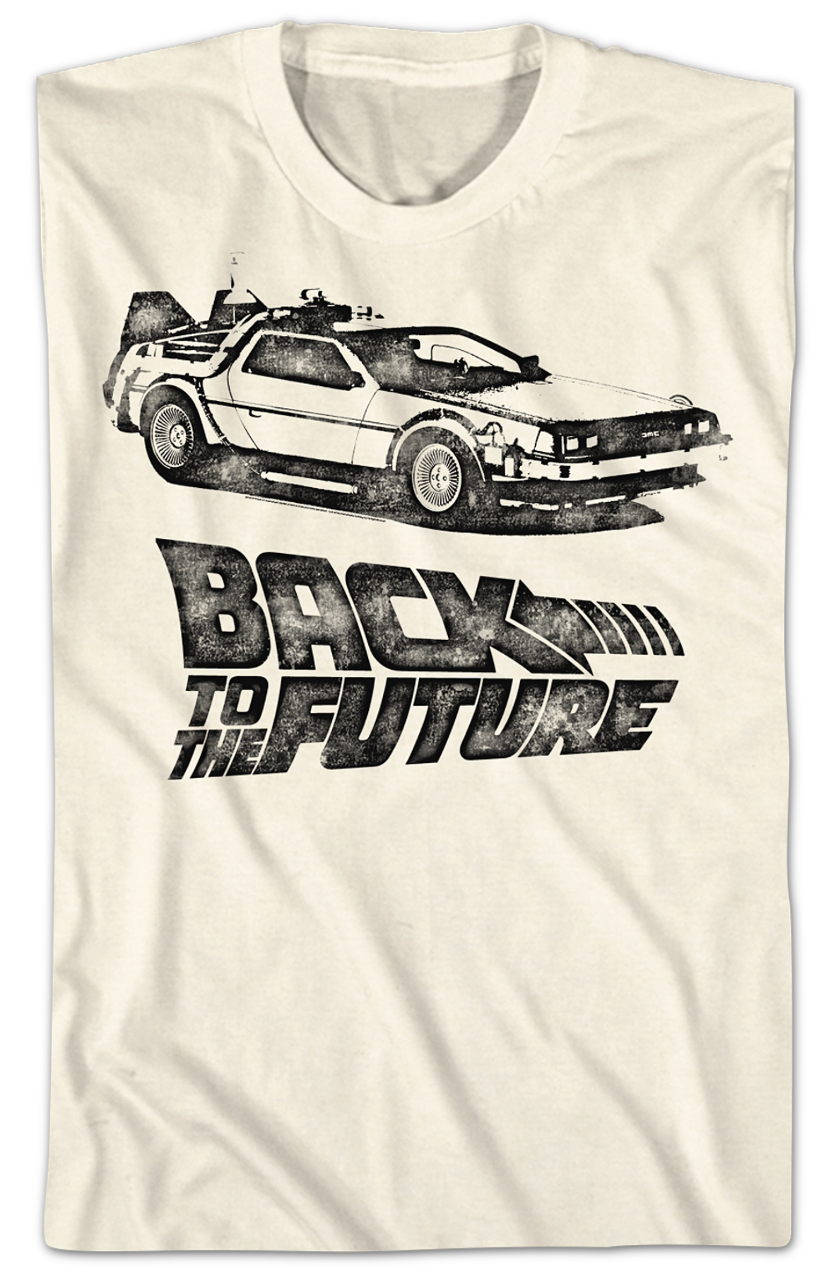 DeLorean Sketch Back To The Future T-Shirt
