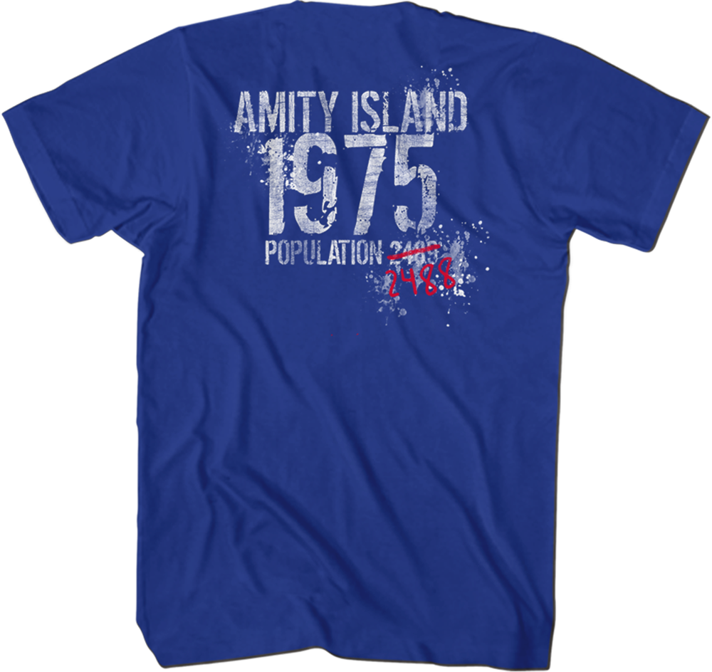 Denim Washed JAWS T-Shirt