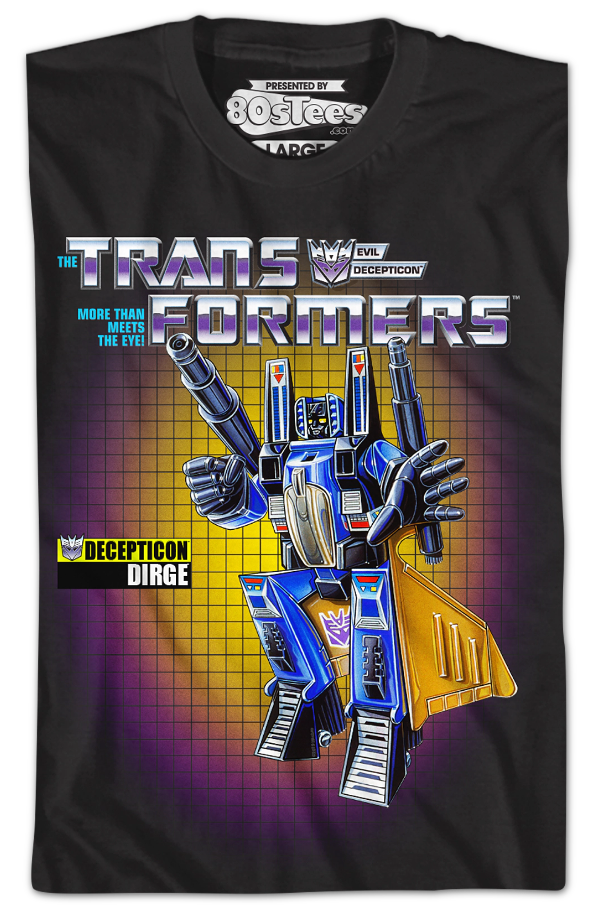 Dirge Box Art Transformers T-Shirt