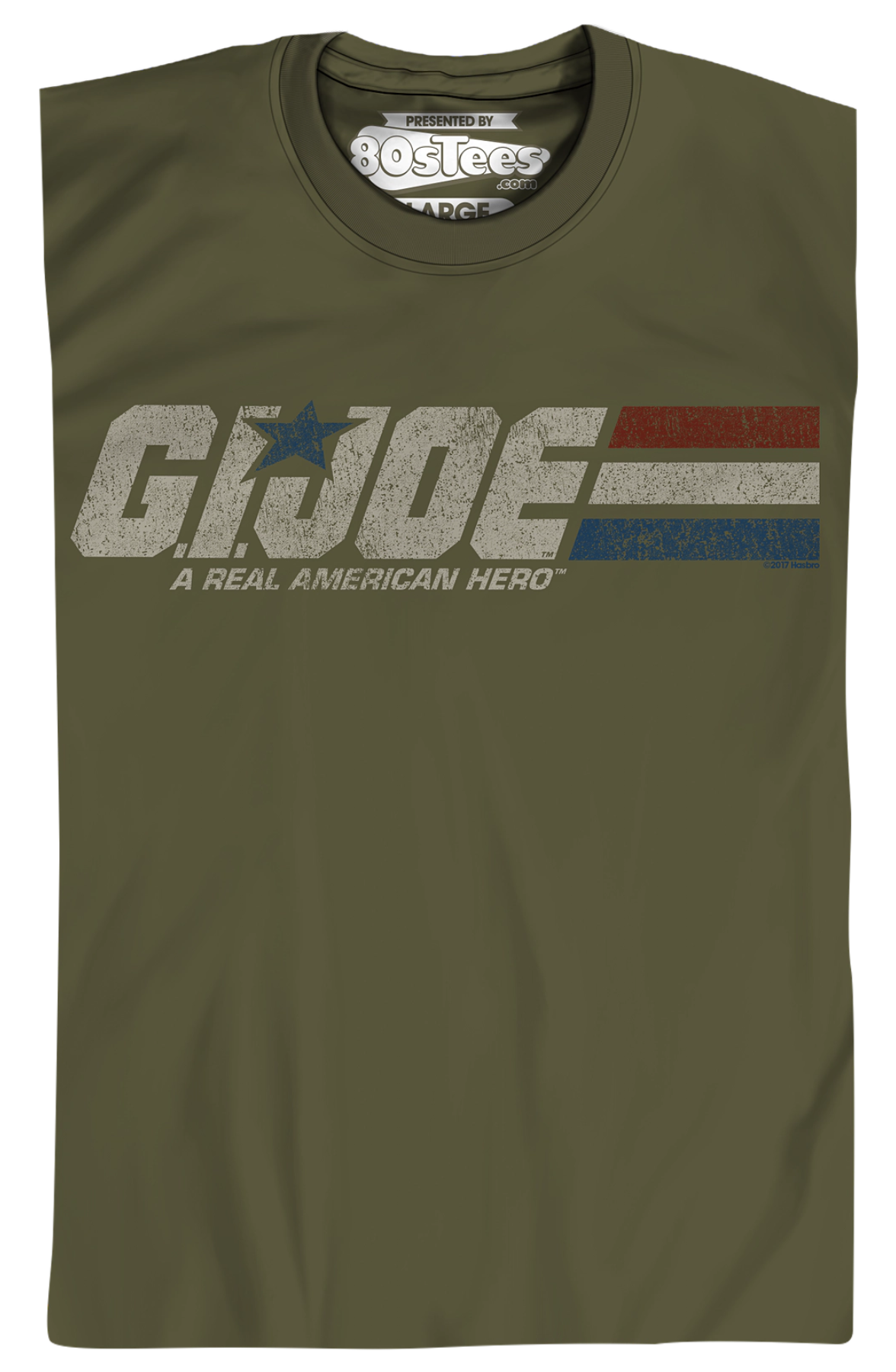 Distressed Army Green GI Joe T-Shirt