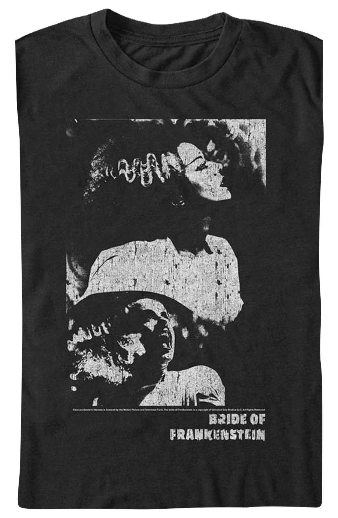 Distressed Bride of Frankenstein T-Shirt