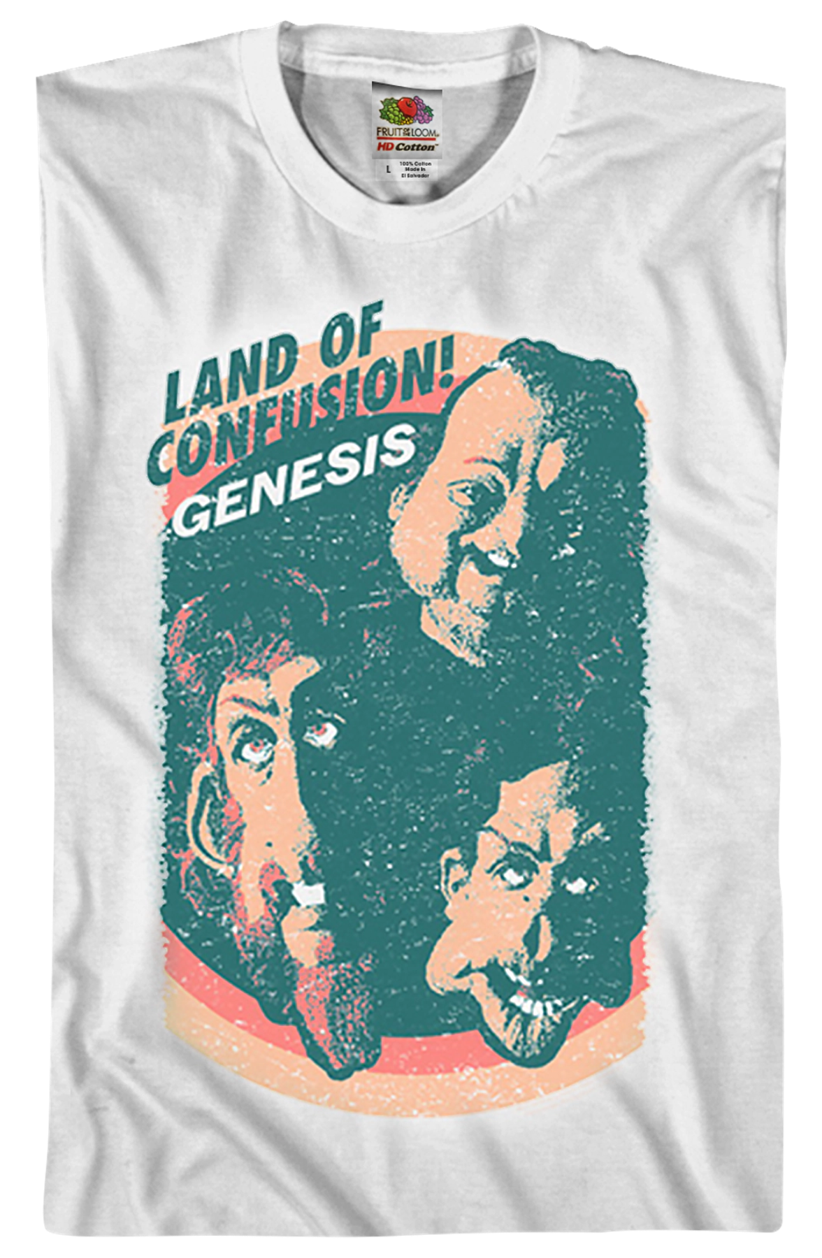 Distressed Land of Confusion Genesis T-Shirt