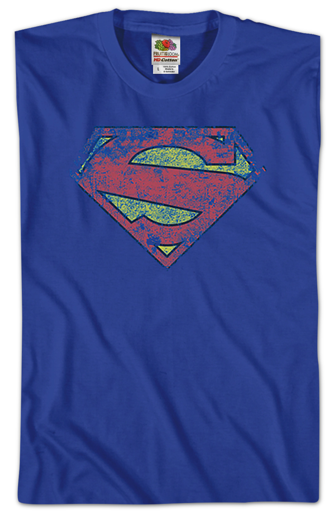 Distressed Logo Superman T-Shirt