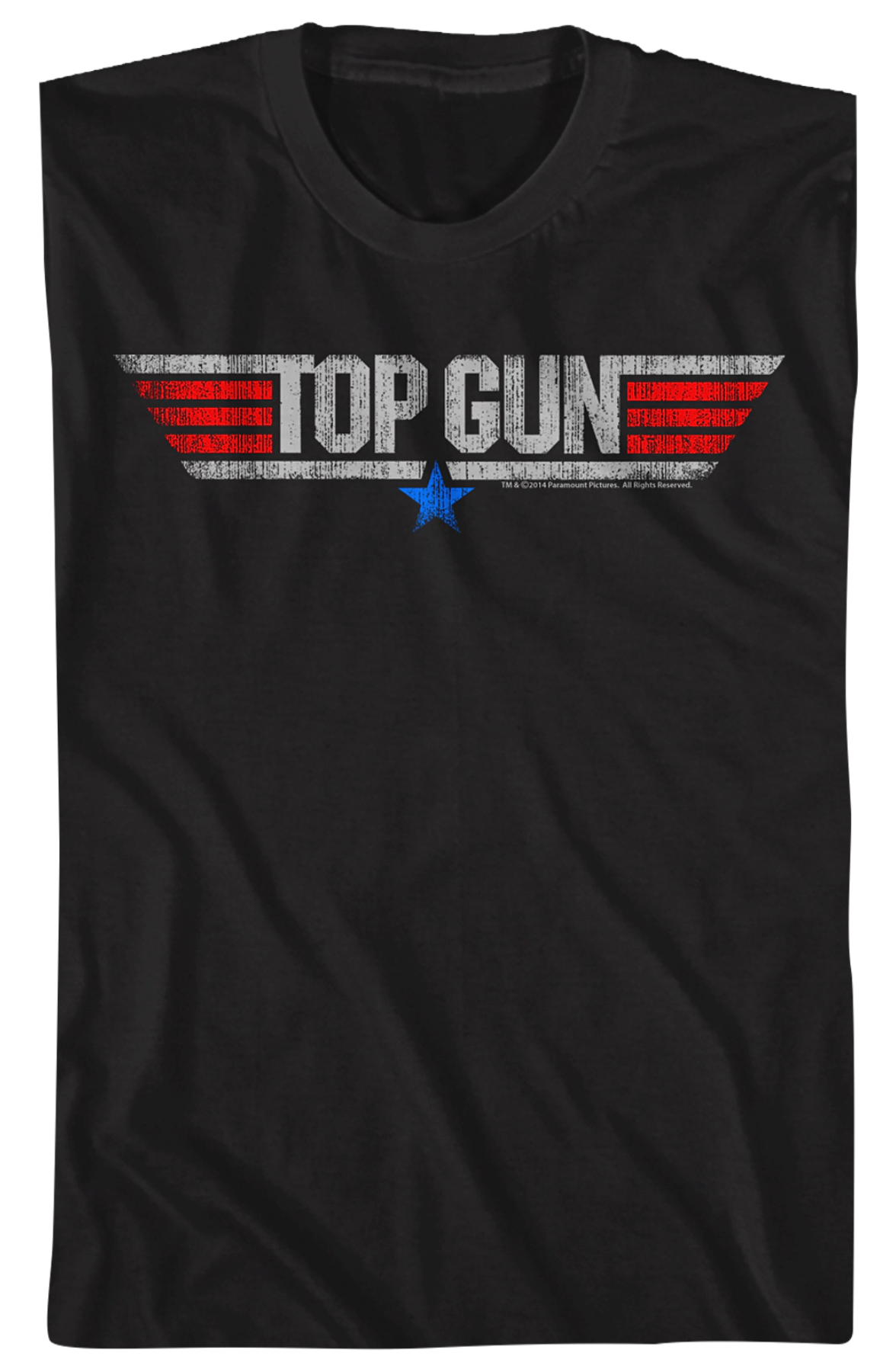 Distressed Logo Top Gun T-Shirt