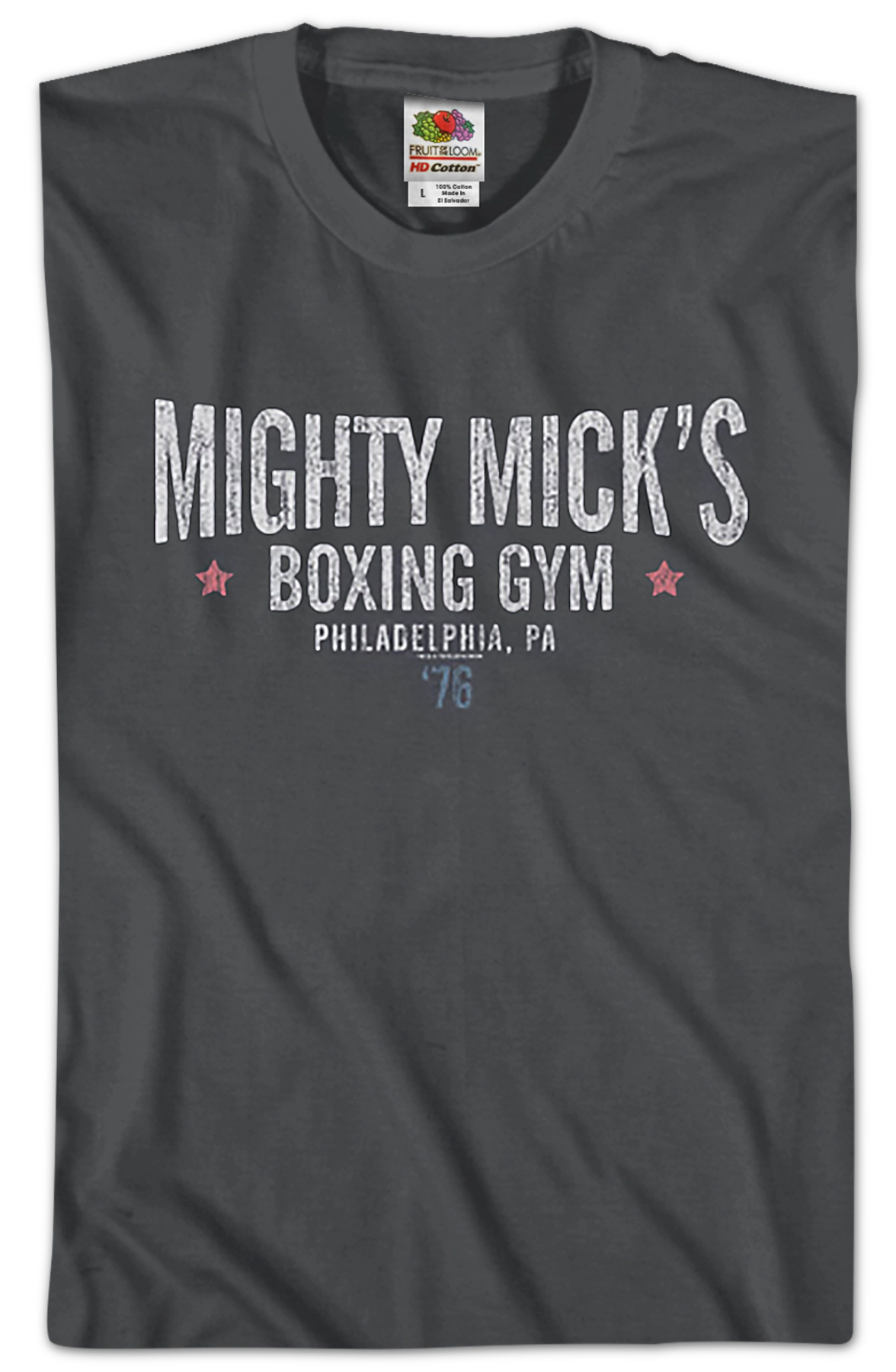 Distressed Mighty Mick's Boxing Gym Rocky T-Shirt