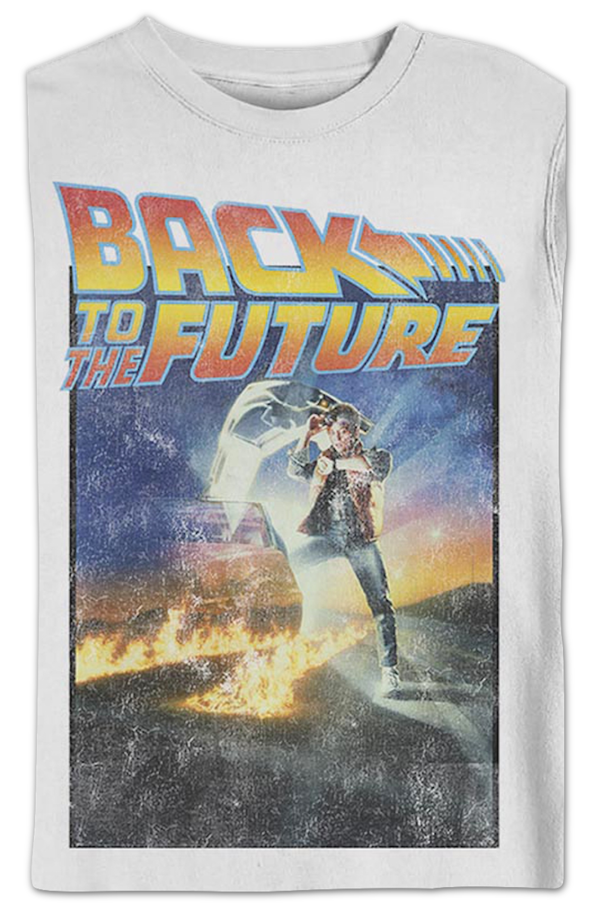 Distressed Movie Poster Back To The Future Sweatshirt