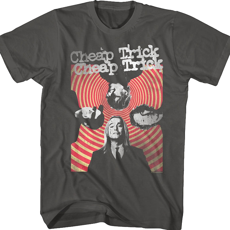 Distressed Spiral Cheap Trick T-Shirt