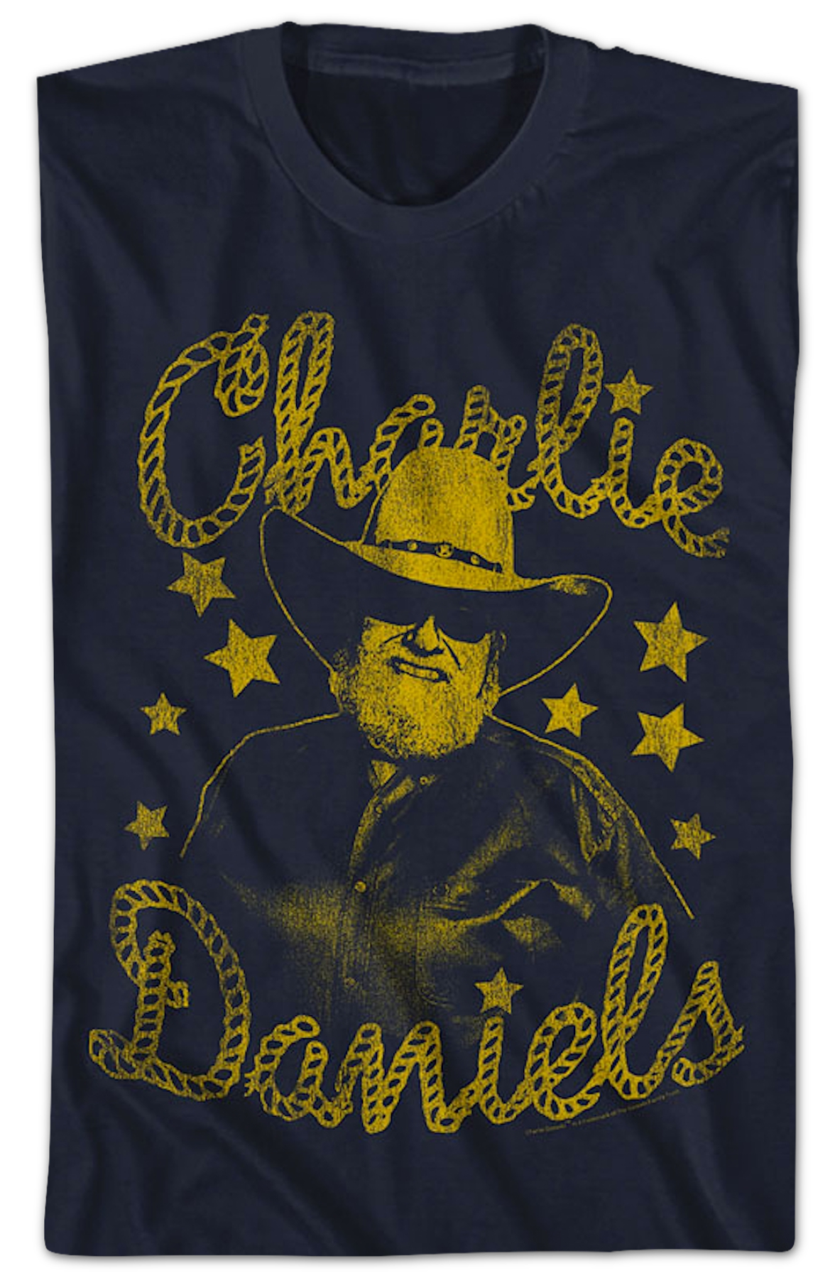 Distressed Stars Charlie Daniels T-Shirt