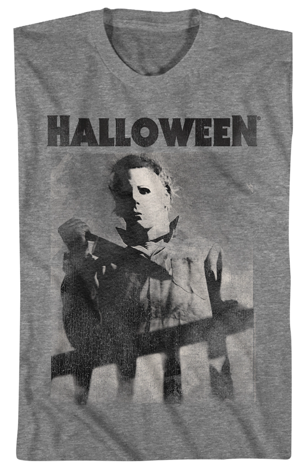 Distressed The Shape Halloween T-Shirt