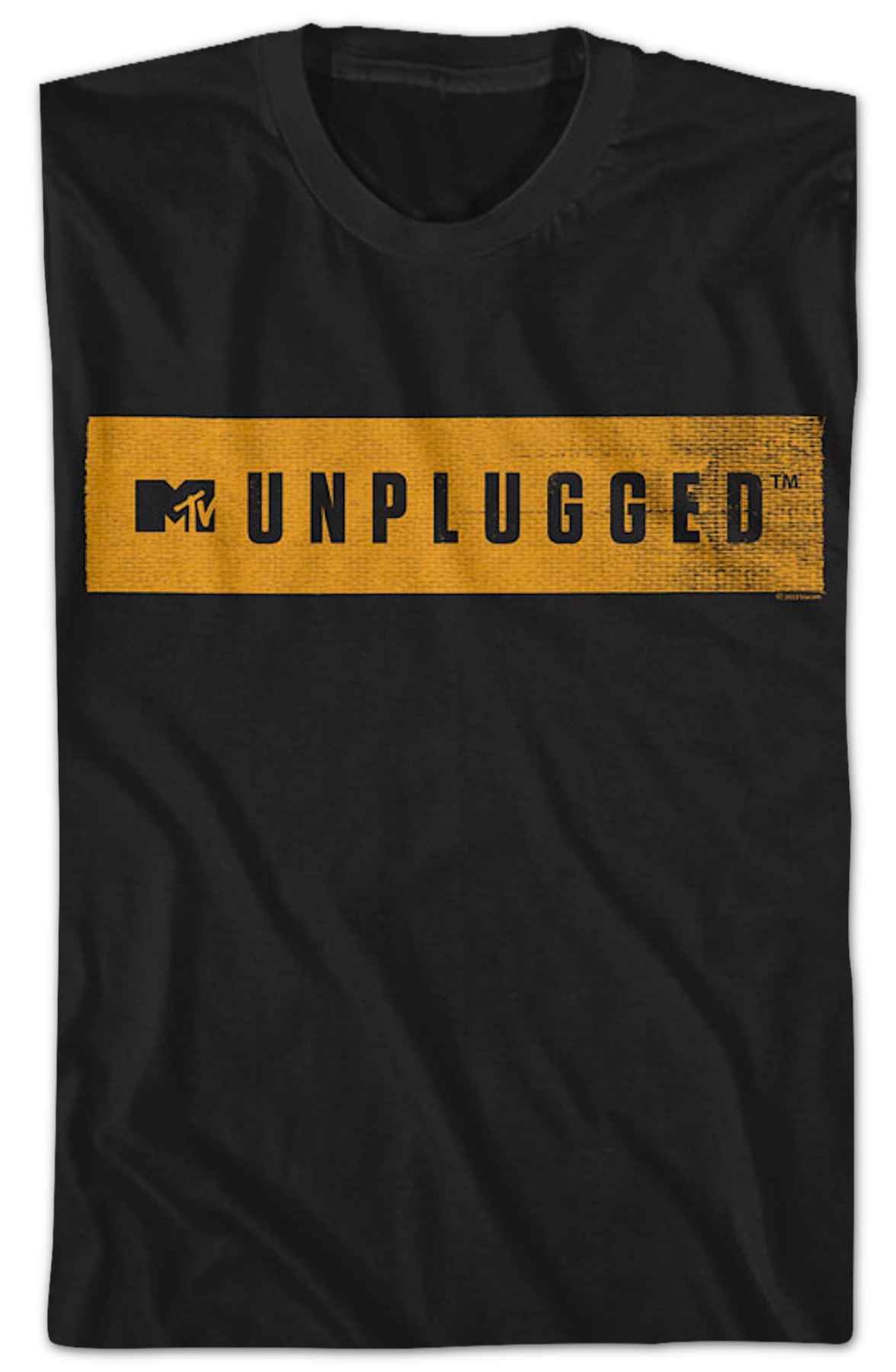 Distressed Unplugged Banner MTV Shirt
