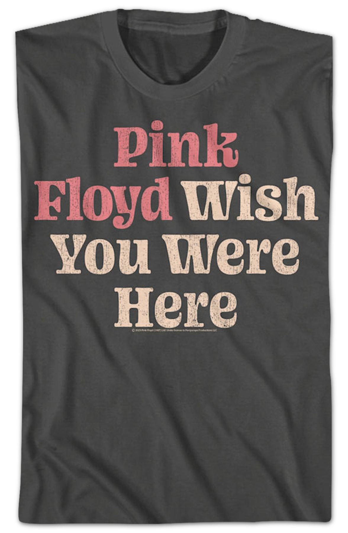 Distressed Wish You Were Here Pink Floyd T-Shirt