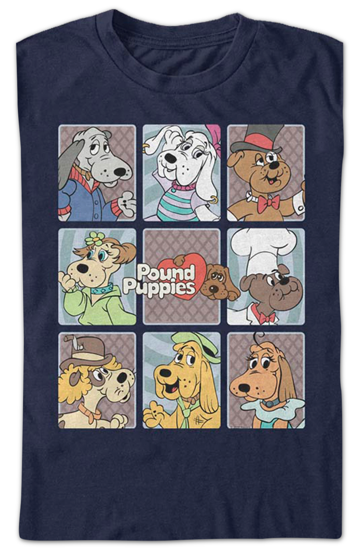 Dog Collage Pound Puppies T-Shirt