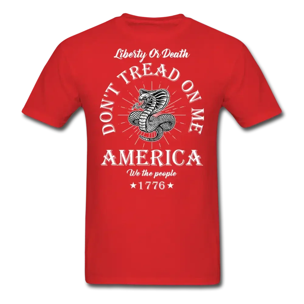 Don't Tread on Me - Liberty or Death Patriotic T-Shirt