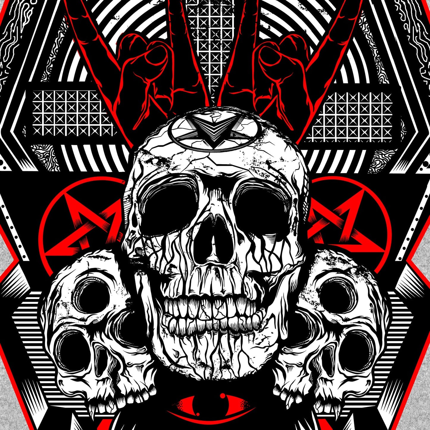 Necro "Metal Fingers" Crewneck Sweatshirt
