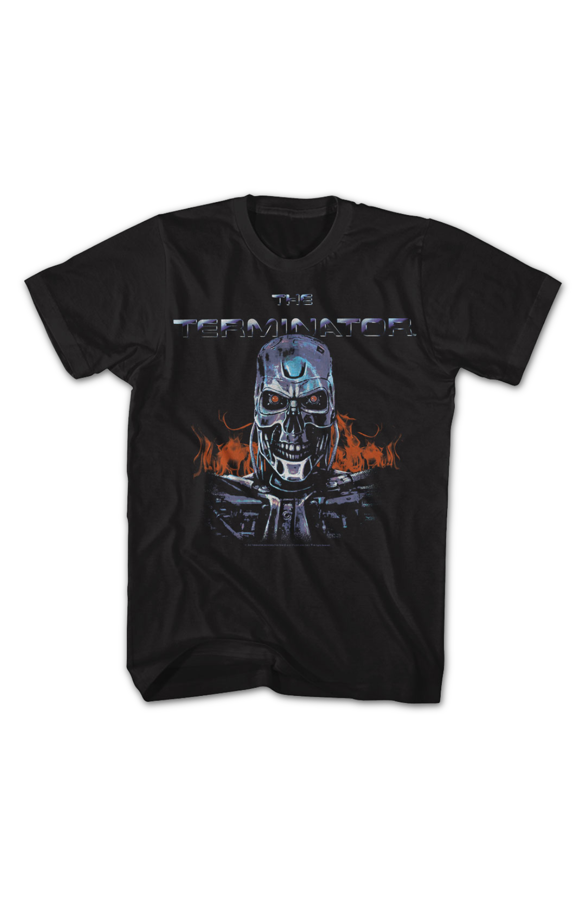 Endoskeleton Flames Terminator T-Shirt