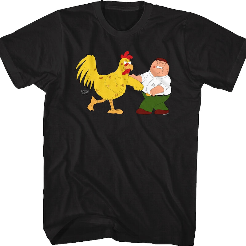 Ernie the Giant Chicken vs Peter Griffin Family Guy T-Shirt