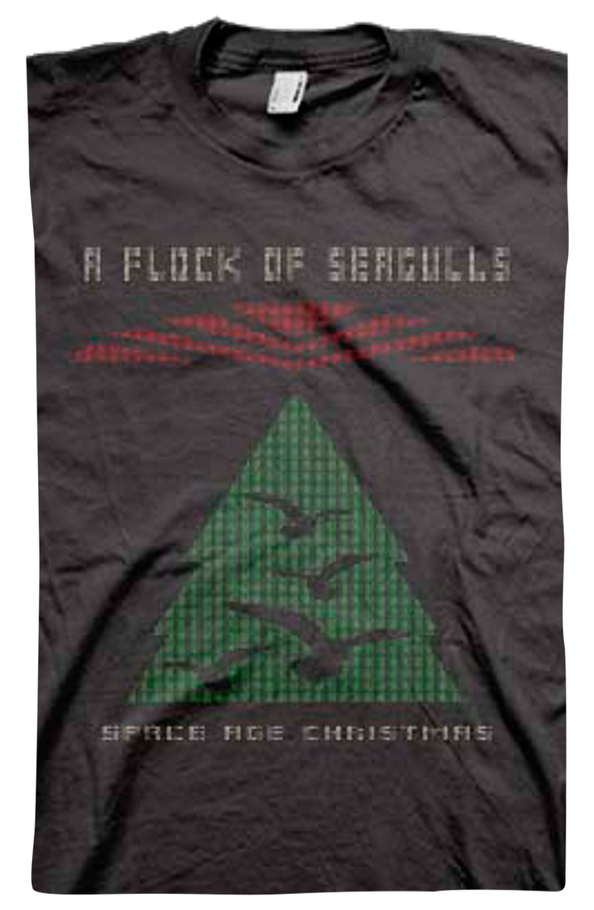 Faux Ugly Knit Space Age Christmas Flock Of Seagulls T-Shirt