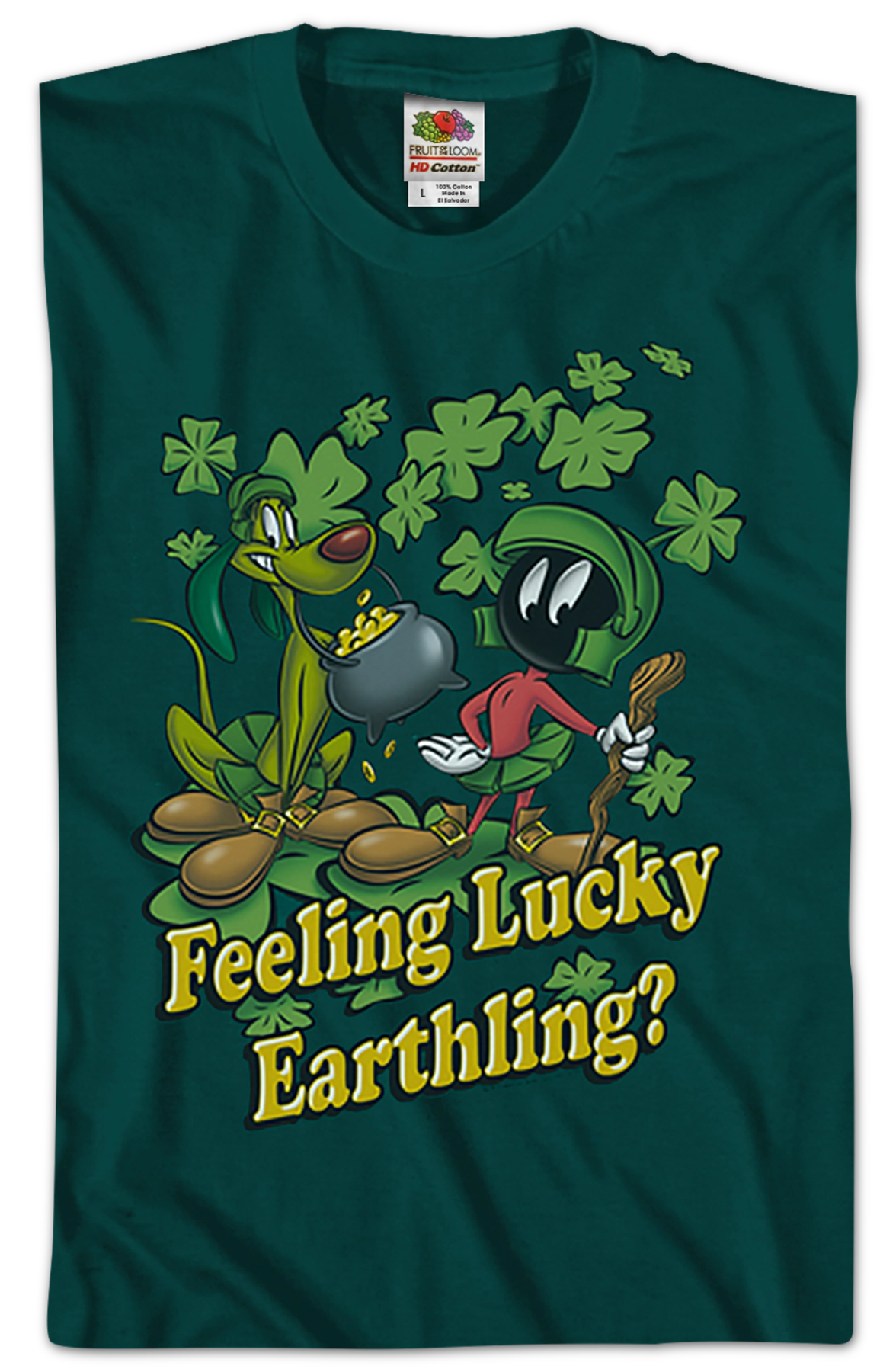 Feeling Lucky Earthling Looney Tunes T-Shirt