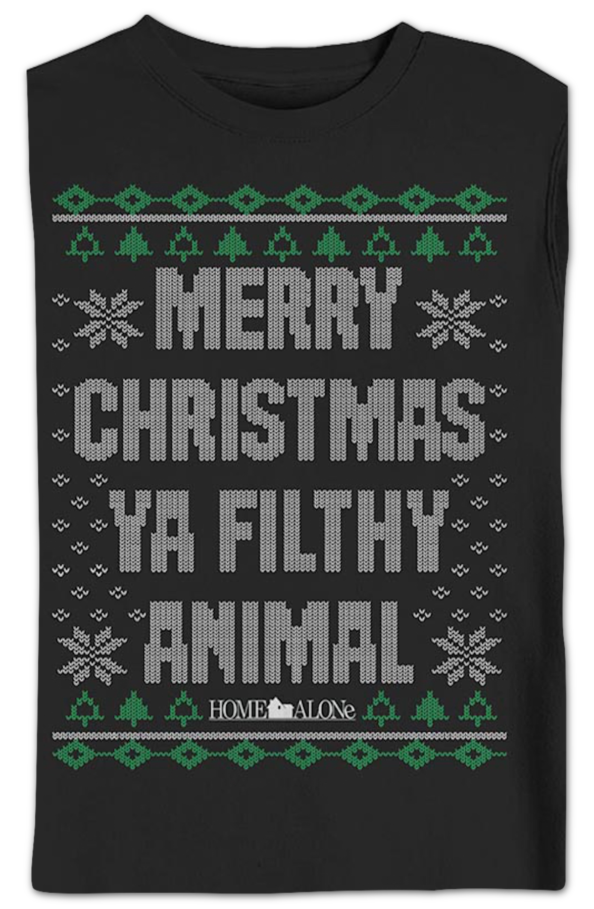 Filthy Animal Faux Ugly Sweater Home Alone Sweatshirt