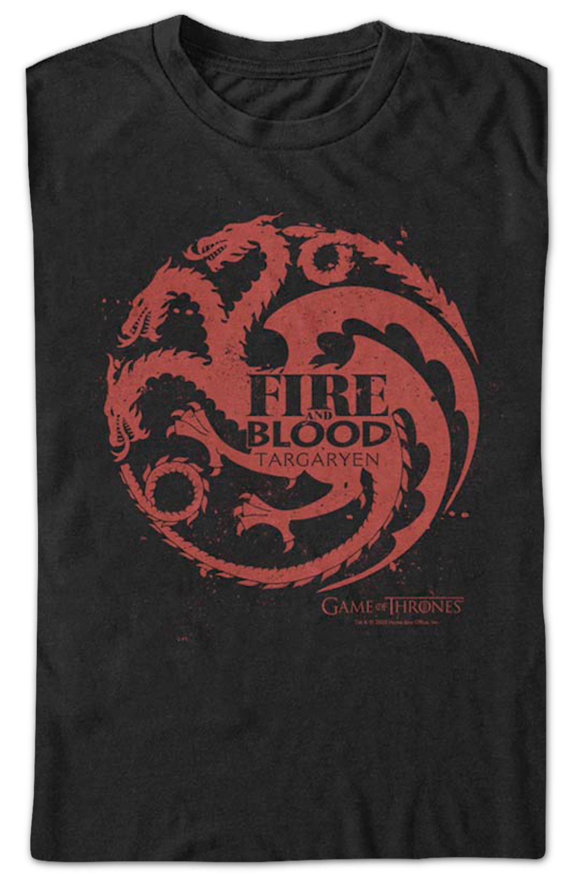 Fire And Blood Game Of Thrones T-Shirt