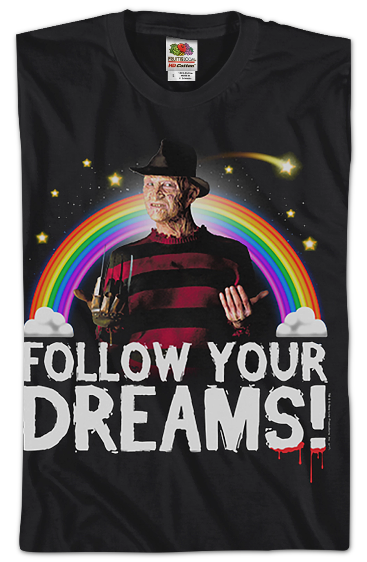 Follow Your Dreams Nightmare On Elm Street T-Shirt
