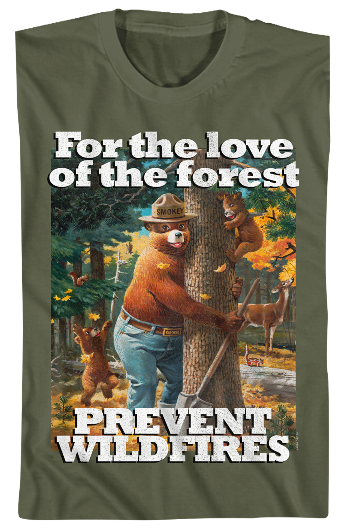 For the Love of the Forest Smokey Bear T-Shirt
