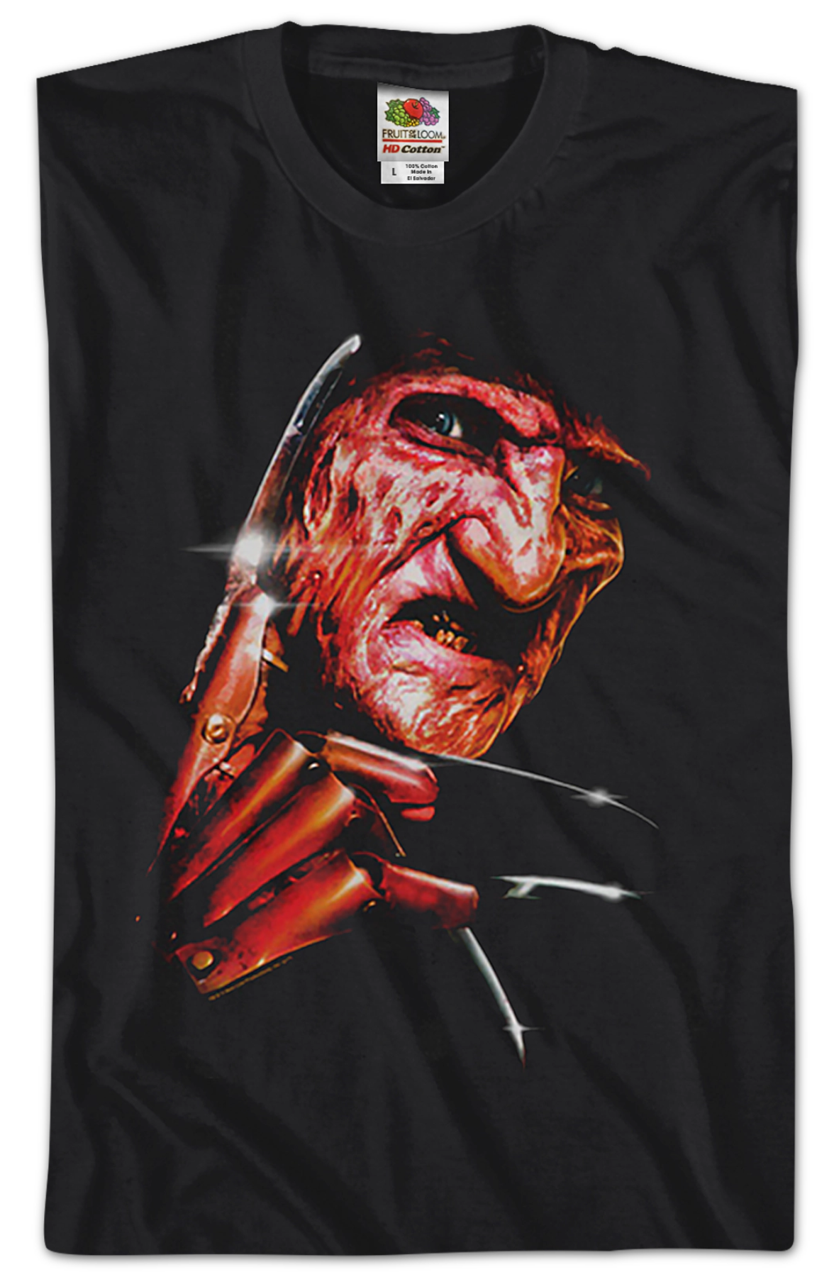 Freddy Close-Up Nightmare On Elm Street T-Shirt