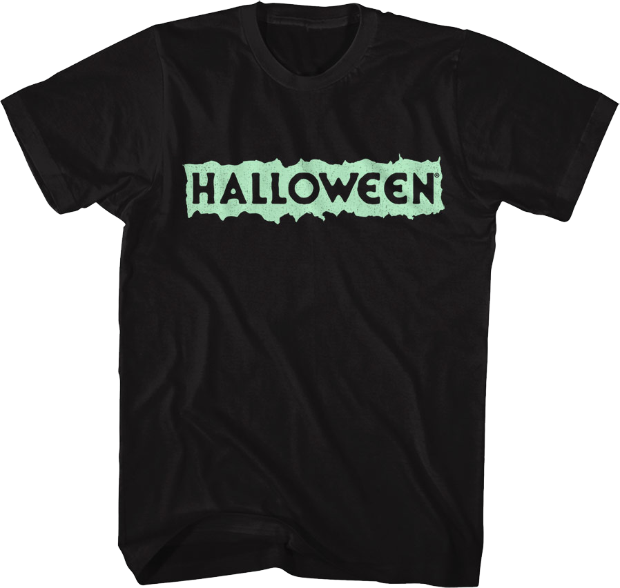 Front & Back Evil Collage Halloween T-Shirt