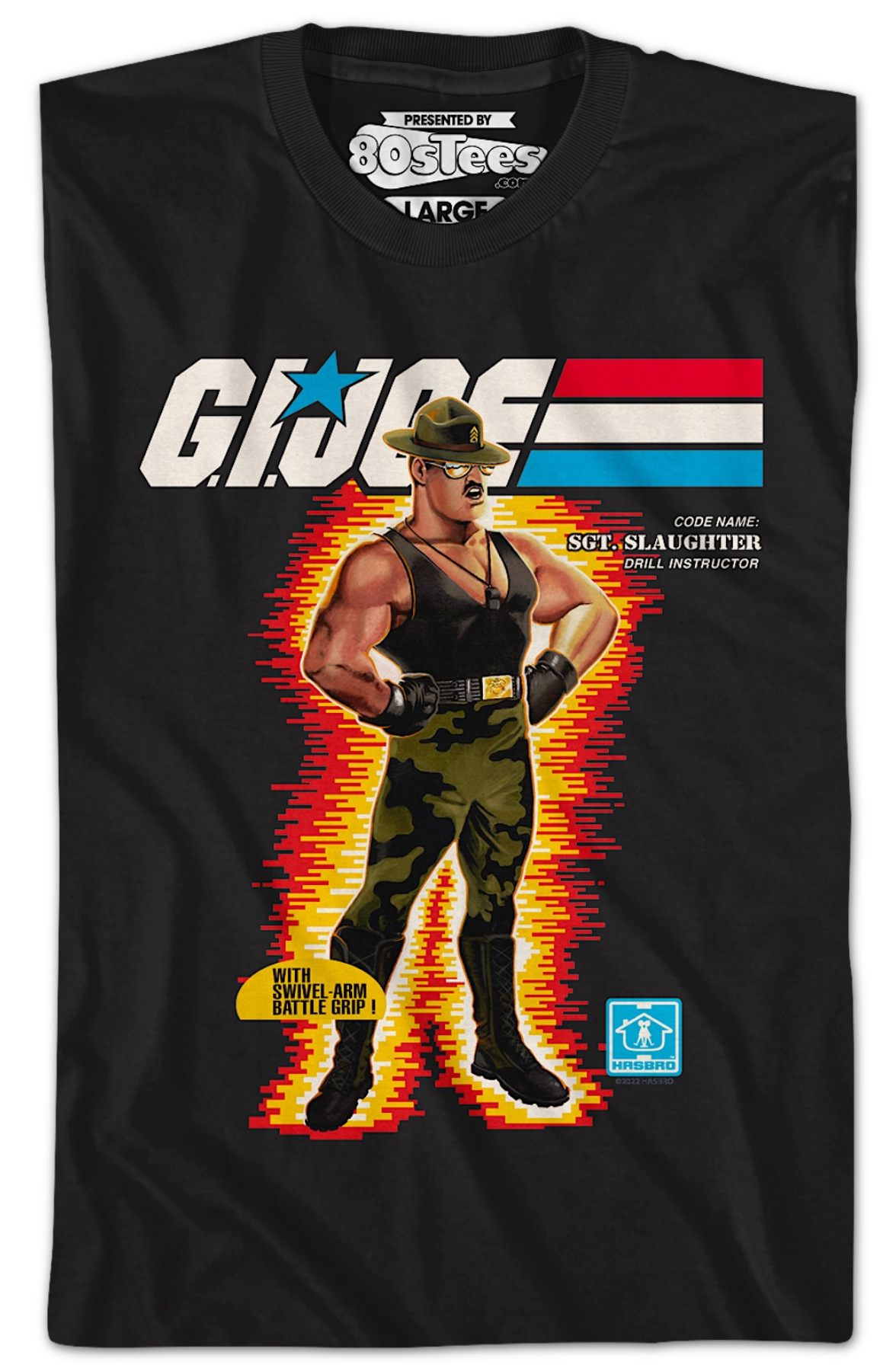 Box Art Sgt. Slaughter GI Joe T-Shirt