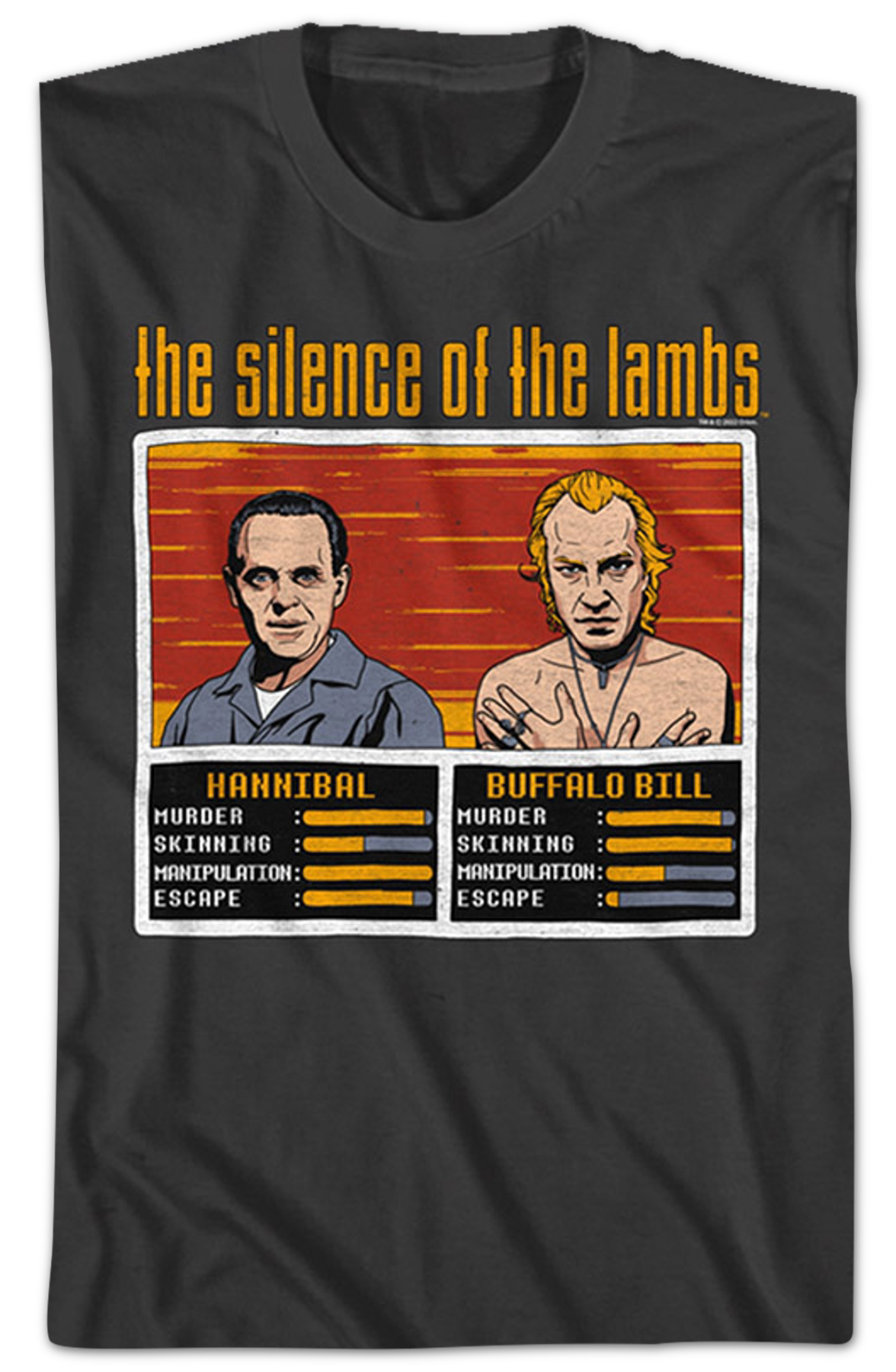 Hannibal And Buffalo Bill Video Game Silence Of The Lambs T-Shirt